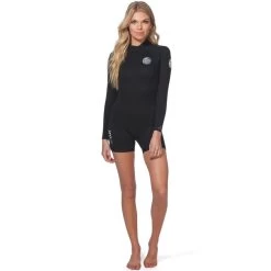 Combinaison De Surf Shorty Femme Rip Curl Dawn Patrol Manches Longues