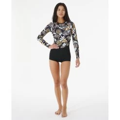 Combinaison De Surf Shorty Rip Curl Femme G Bomb Boyleg Manches Longues