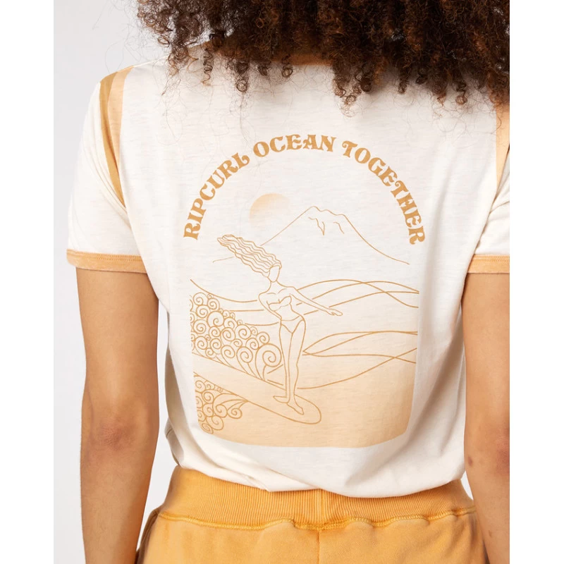 T-Shirt Rip Curl Ringer – Image 2