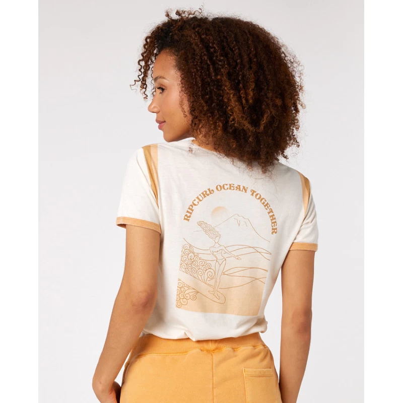 T-Shirt Rip Curl Ringer – Image 4